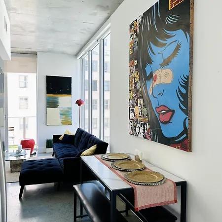 Pop Art Sunlit Apartment Prime Miami Pool Free Parking
